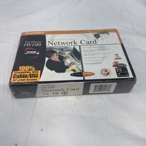 Linksys Network Card Model NC100 CAT 5 Cable/DSL Internet Compatible - NEW